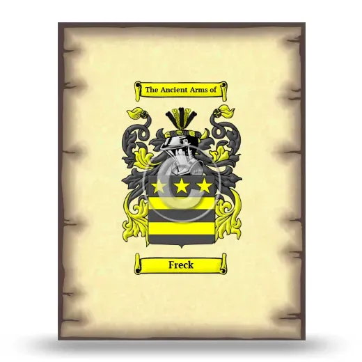 Freck Coat of Arms Print