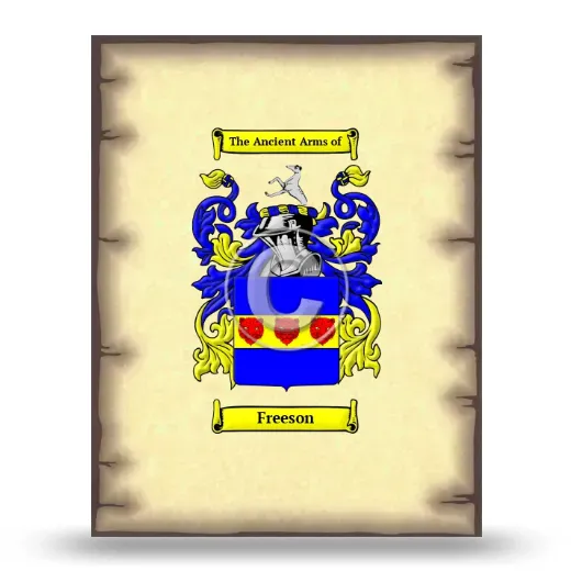 Freeson Coat of Arms Print