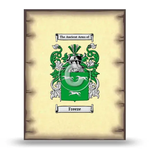 Freeze Coat of Arms Print