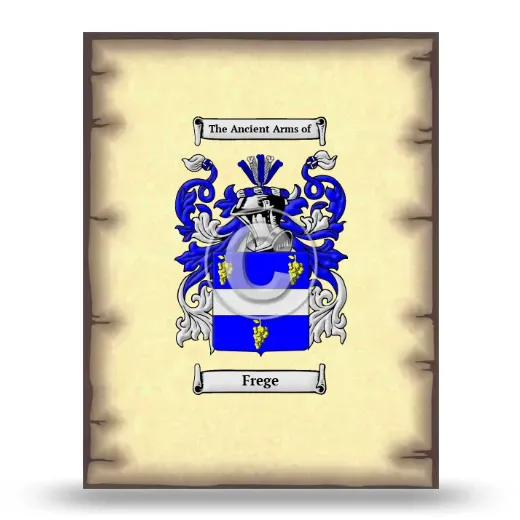 Frege Coat of Arms Print
