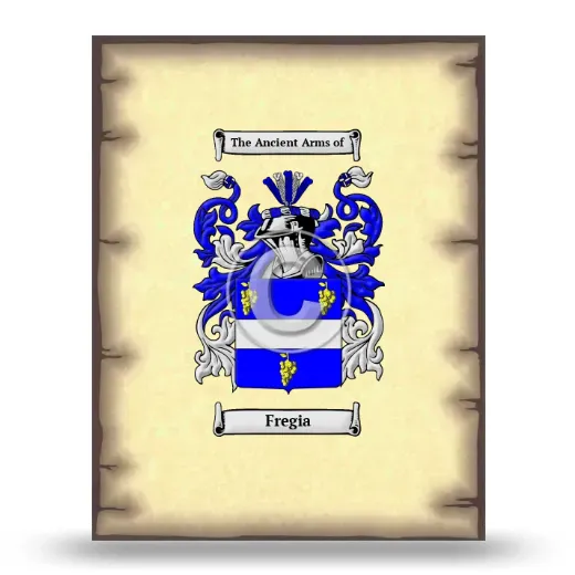 Fregia Coat of Arms Print