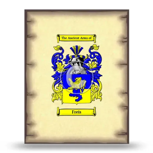 Freis Coat of Arms Print