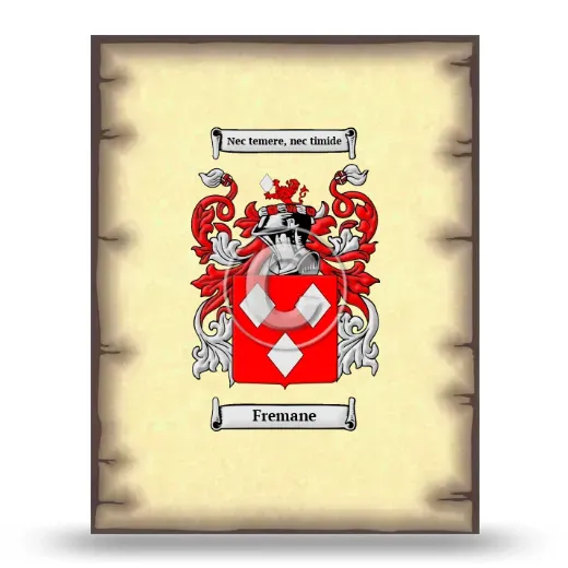 Fremane Coat of Arms Print