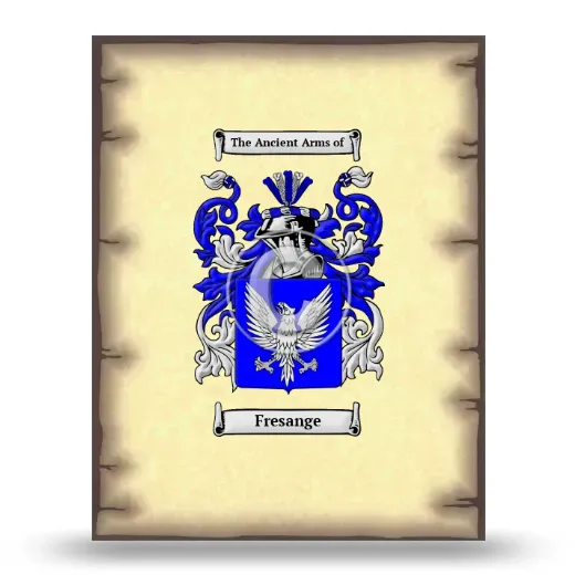 Fresange Coat of Arms Print