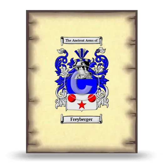 Freyberger Coat of Arms Print