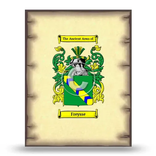 Freysse Coat of Arms Print