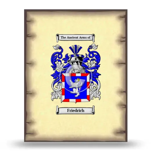 Friedrich Coat of Arms Print