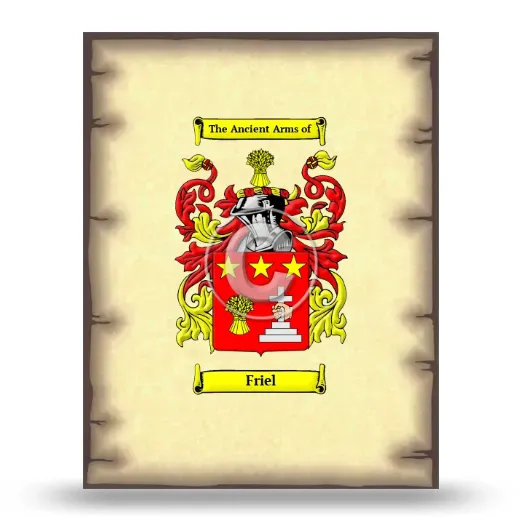 Friel Coat of Arms Print