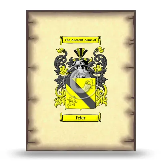 Frier Coat of Arms Print