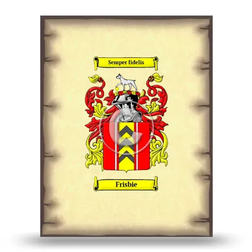 Frisbie Coat of Arms Print