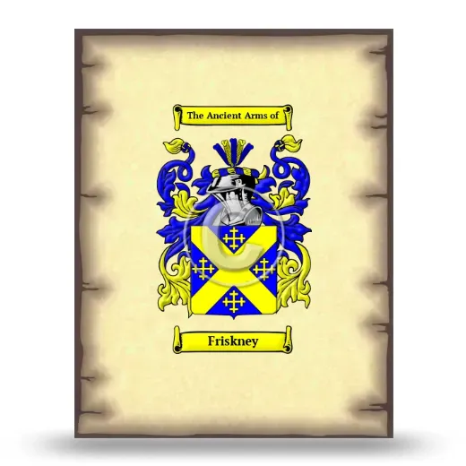 Friskney Coat of Arms Print