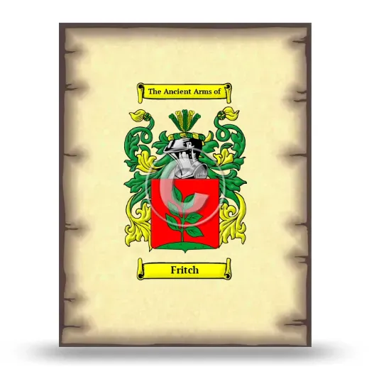 Fritch Coat of Arms Print