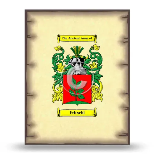 Fritschl Coat of Arms Print