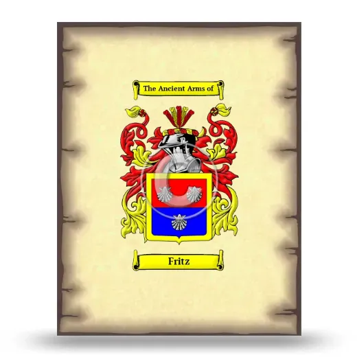 Fritz Coat of Arms Print