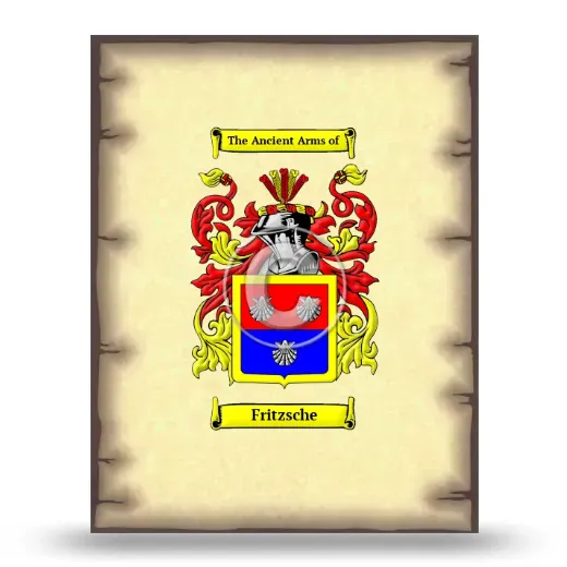 Fritzsche Coat of Arms Print