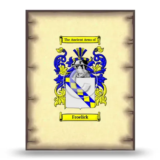 Froelick Coat of Arms Print