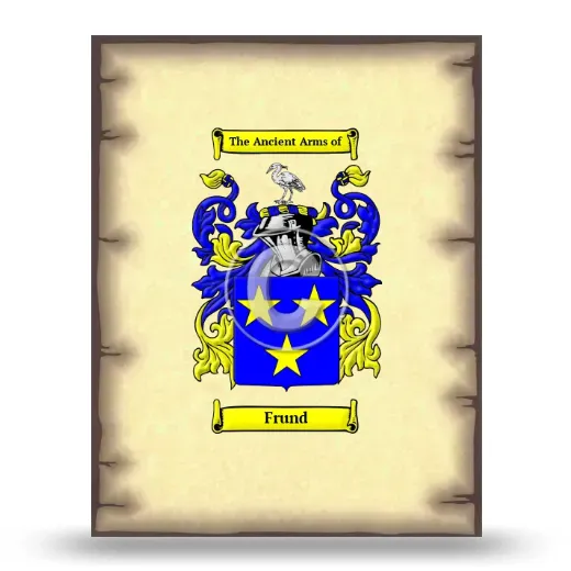Frund Coat of Arms Print