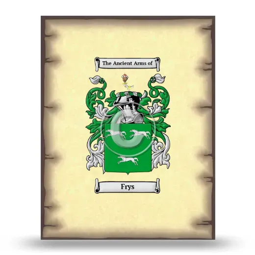 Frys Coat of Arms Print