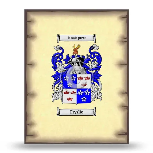 Fryslie Coat of Arms Print