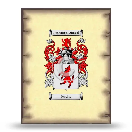 Fuchs Coat of Arms Print