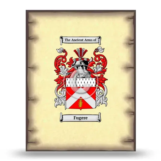 Fugere Coat of Arms Print