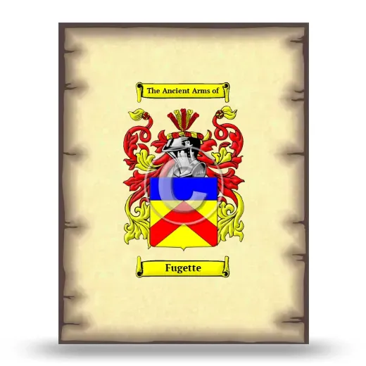 Fugette Coat of Arms Print
