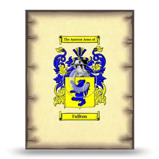 Fullton Coat of Arms Print