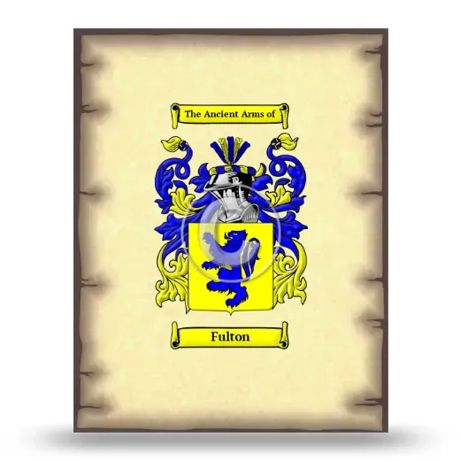 Fulton Coat of Arms Print