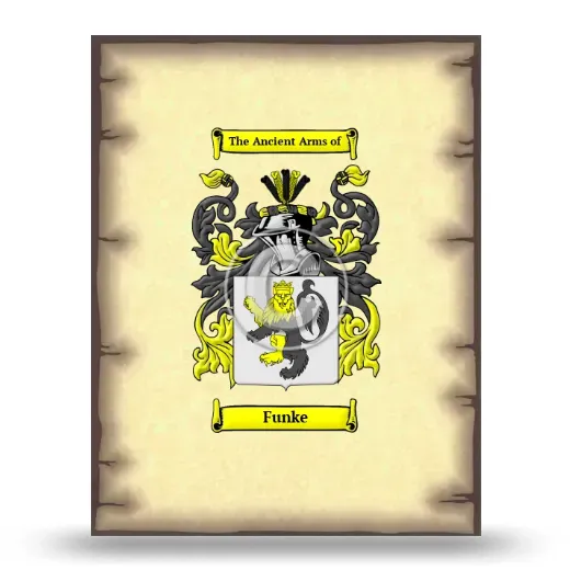 Funke Coat of Arms Print