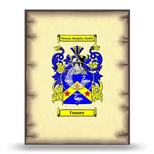 Funney Coat of Arms Print