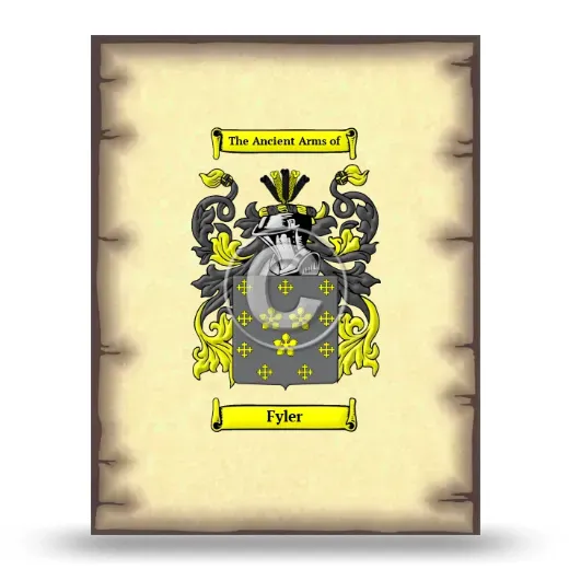 Fyler Coat of Arms Print