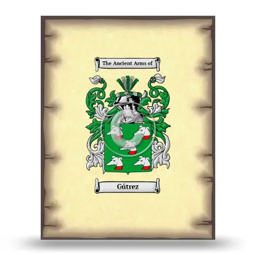 Gútrez Coat of Arms Print