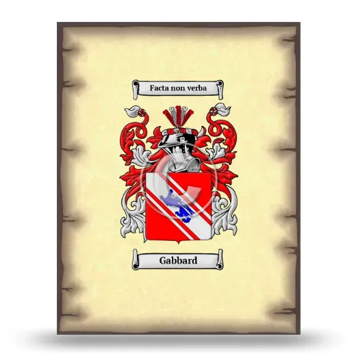 Gabbard Coat of Arms Print