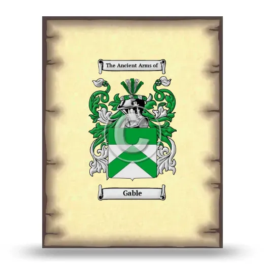Gable Coat of Arms Print
