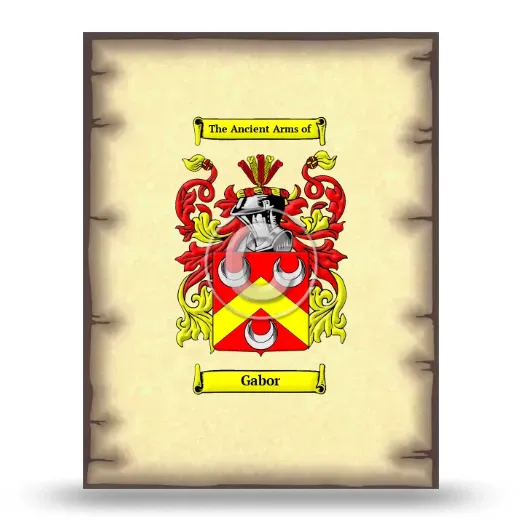 Gabor Coat of Arms Print