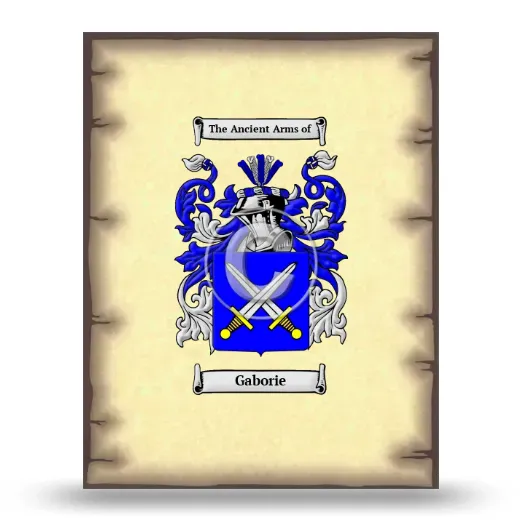 Gaborie Coat of Arms Print
