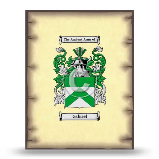 Gabriel Coat of Arms Print