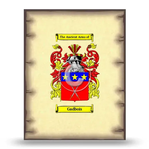 Gadbois Coat of Arms Print