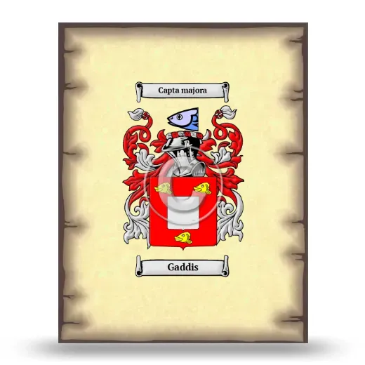 Gaddis Coat of Arms Print