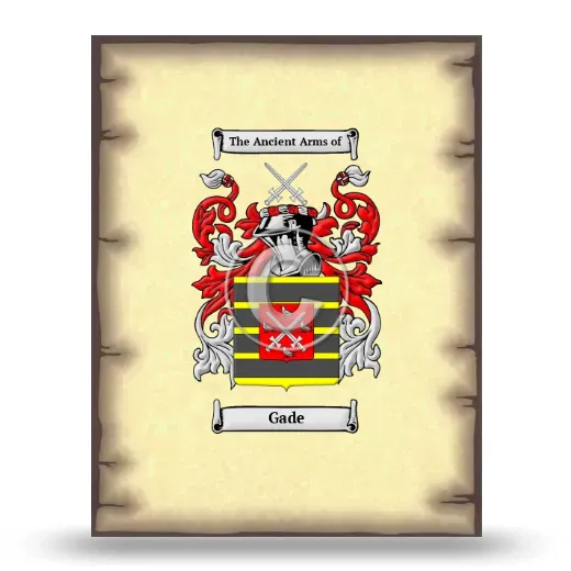 Gade Coat of Arms Print