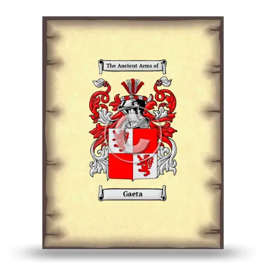 Gaeta Coat of Arms Print