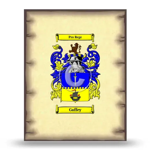 Gaffey Coat of Arms Print