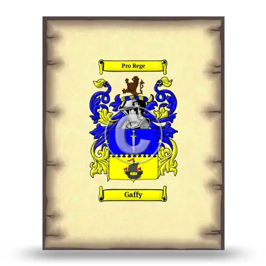 Gaffy Coat of Arms Print