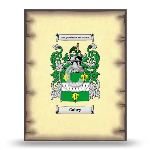 Gahey Coat of Arms Print
