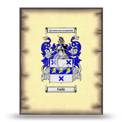 Gaile Coat of Arms Print