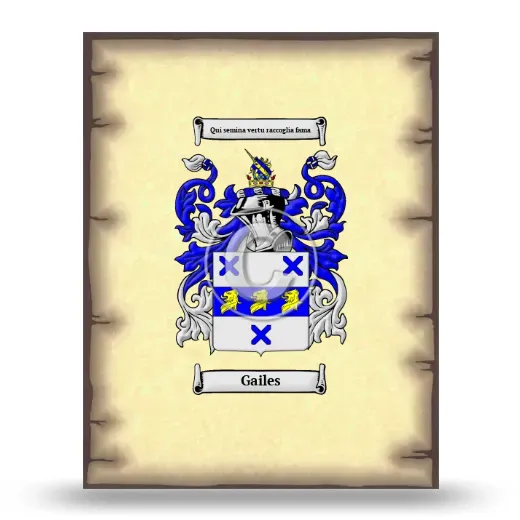 Gailes Coat of Arms Print