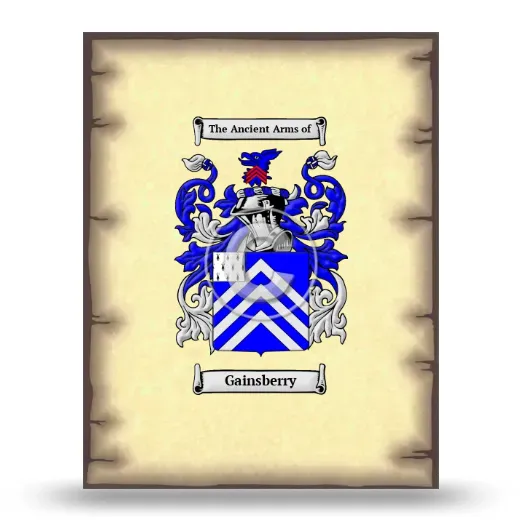 Gainsberry Coat of Arms Print