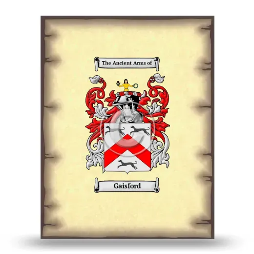 Gaisford Coat of Arms Print