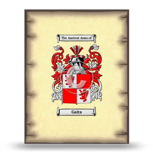 Gaita Coat of Arms Print