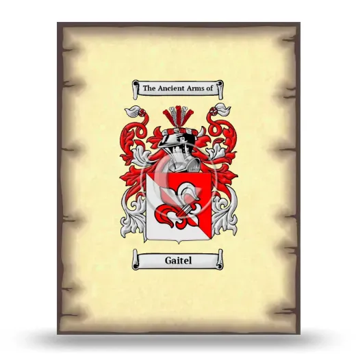 Gaitel Coat of Arms Print